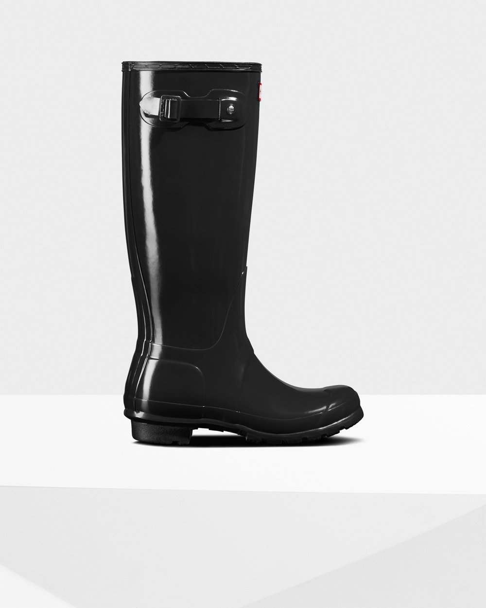 Botas de Lluvia Altas Hunter Mujer - Original Gloss - Negros - GTEVDRB-59